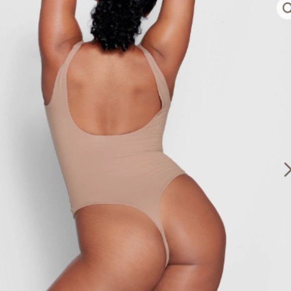 SKIMS (Sienna-NWT) FITS EVERYBODY SQUARE NECK BODYSUIT - Picture 3 of 7